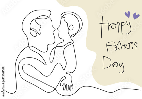 Father and his son continuo...