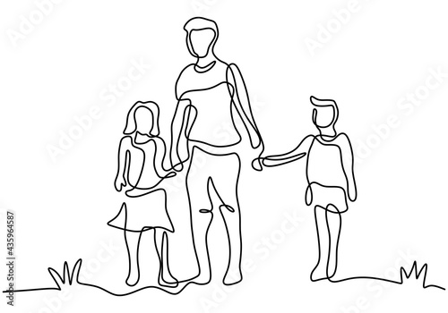 Continuous one line drawing...