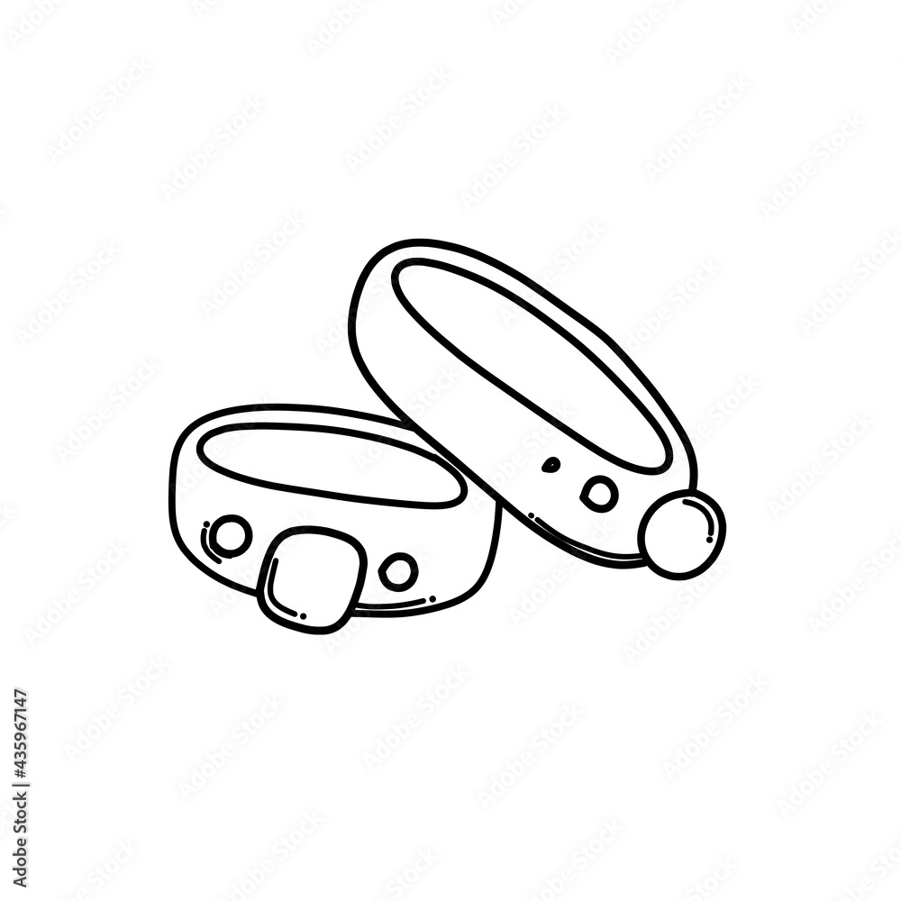 Wedding ring Doodle vector icon. Drawing sketch illustration hand drawn cartoon line eps10 Wedding ring Doodle vector icon. Drawing sketch illustration hand drawn cartoon line eps10