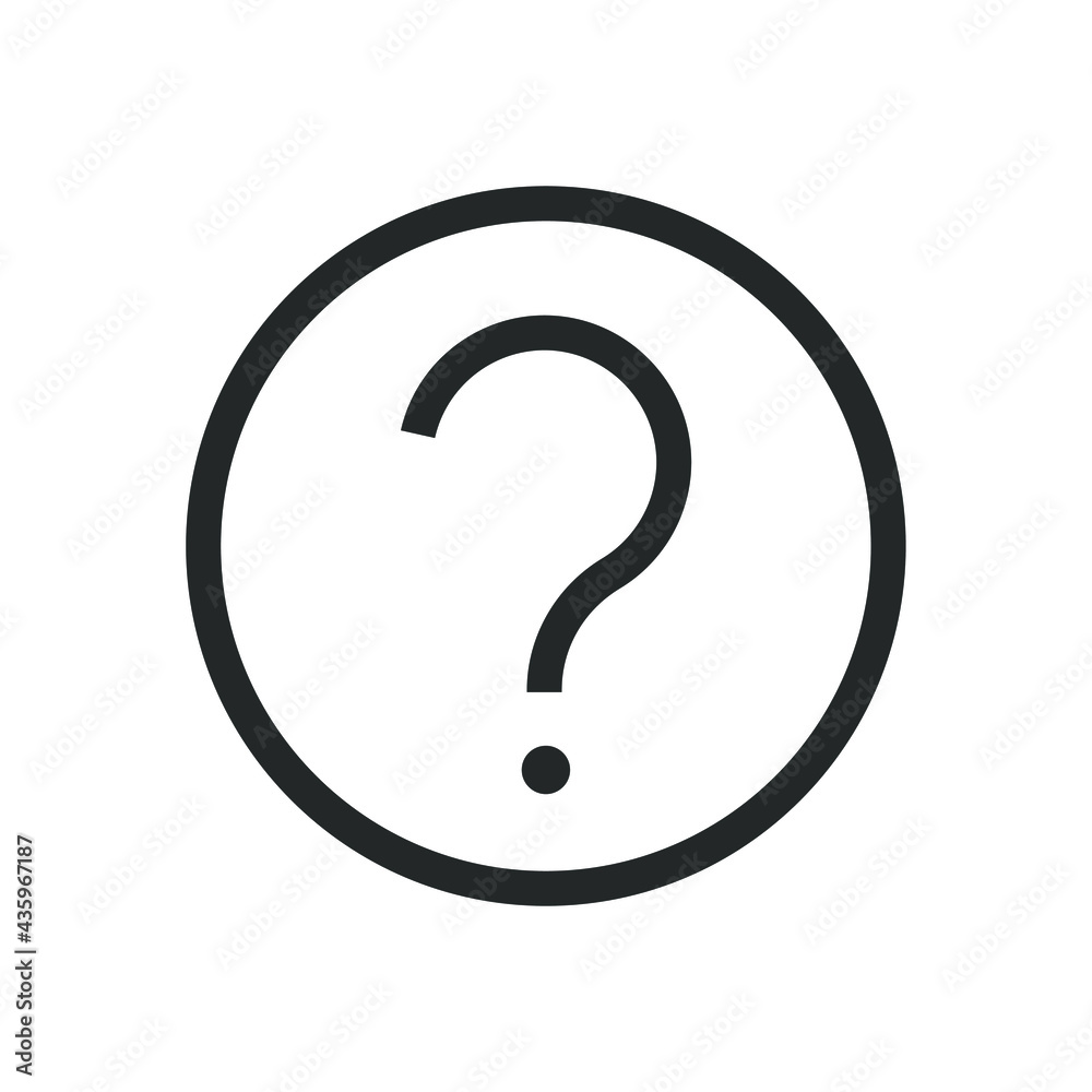 Question mark vector icon. Helpdesk and service sign. Web help and Q&A symbol. Riddle logo. Isolated on white background. Question mark vector icon. Helpdesk and service sign. Web help and Q&A symbol. Riddle logo. Isolated on white background.