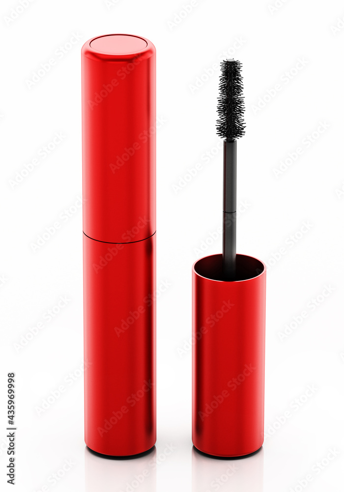 Obraz premium Generic eye mascara isolated on white background. 3D illustration