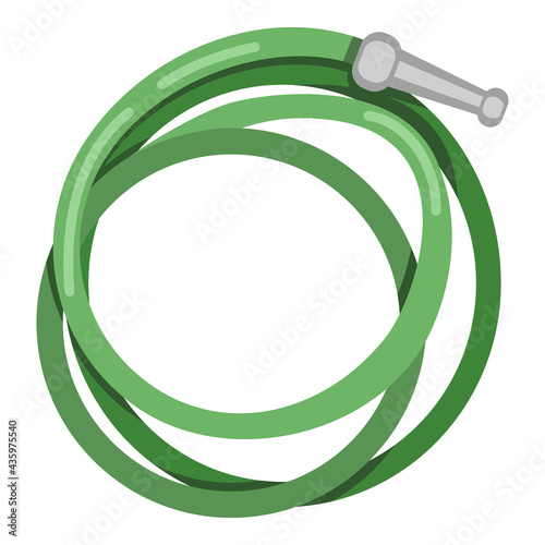 Hose Icon. Vector Illustration of Hosepipe
