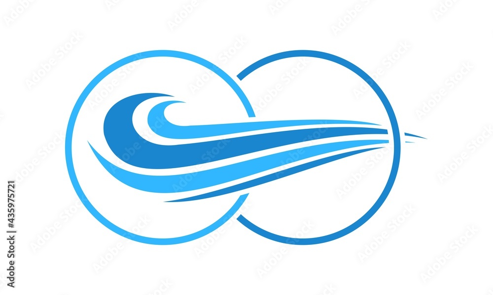 Wave water icon Wave water icon