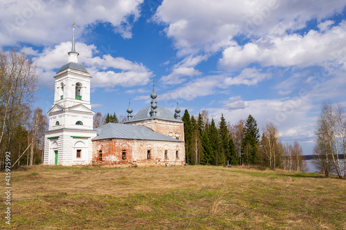 landscape ancient Orthodox church