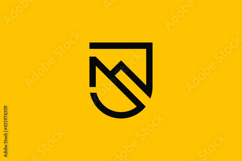 JM logo letter design on luxury background. MJ logo monogram initials letter concept. JM icon logo design. MJ elegant and Professional letter icon design on background. J M MJ JM