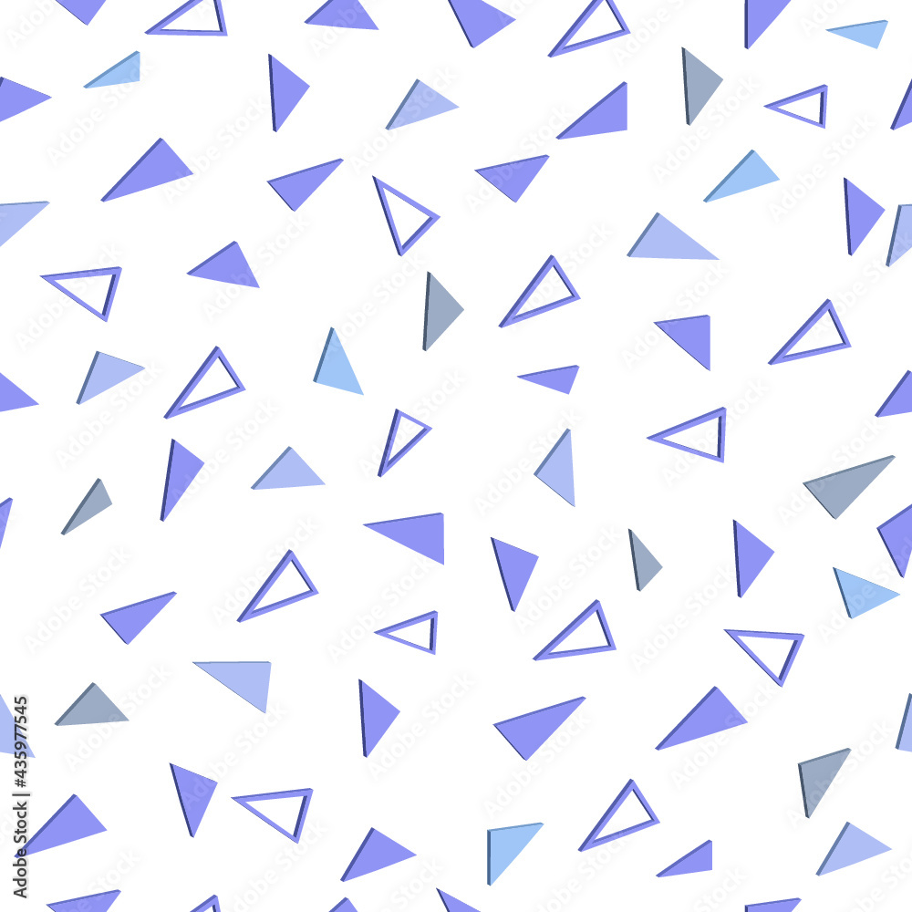 seamless pattern with triangles blue color on white background, vector geometric pattern seamless pattern with triangles blue color on white background, vector geometric pattern