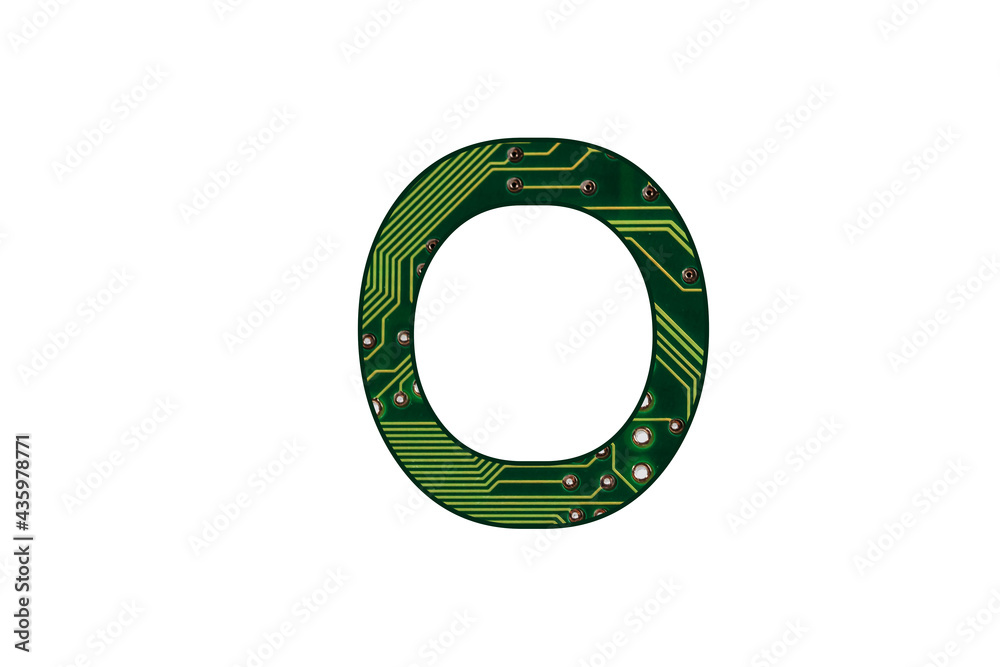 Computer board electronic number, motherboard connection alphebet, technology network uppercase, capital, isolated design element Computer board electronic number, motherboard connection alphebet, technology network uppercase, capital, isolated design element