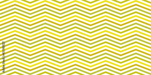 Seamless zigzag pattern design, yellow color shades vector background wide
