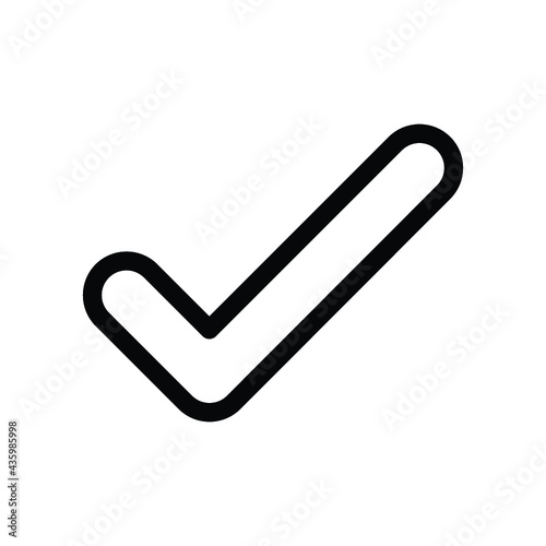 Right tick icon