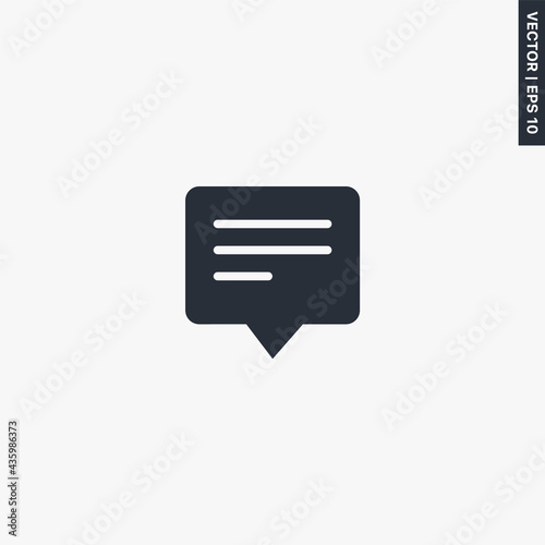 Message, sms, premium quality flat icon