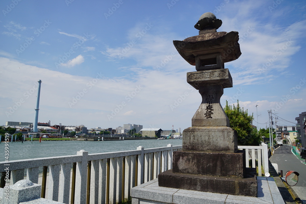 Fototapeta premium 常夜灯公園 行徳