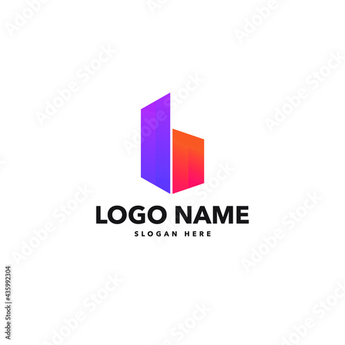 Free Download b letter logo - b letter modern logo - b logo - GFXLoad