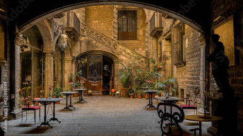 old gothic building in Barcelona