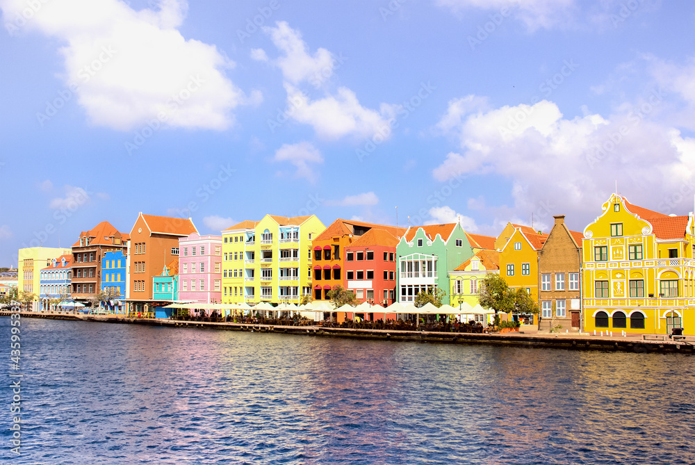 Downtown of Curacao, ABC, Netherlands