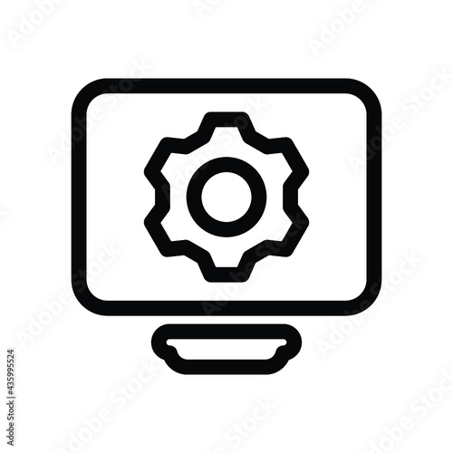 Computer configuration icon