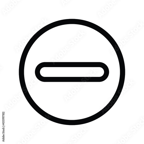 Remove, minus icon