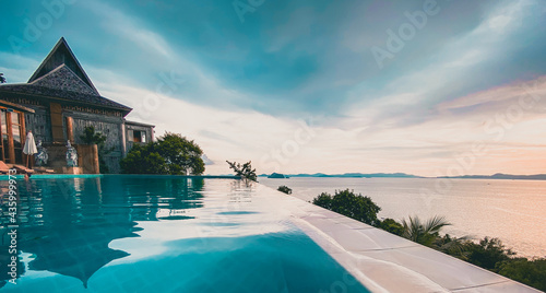 View of paradise Santhiya resort in Koh Yao Yai, island in the Andaman sea between Krabi and Phuket Thailand