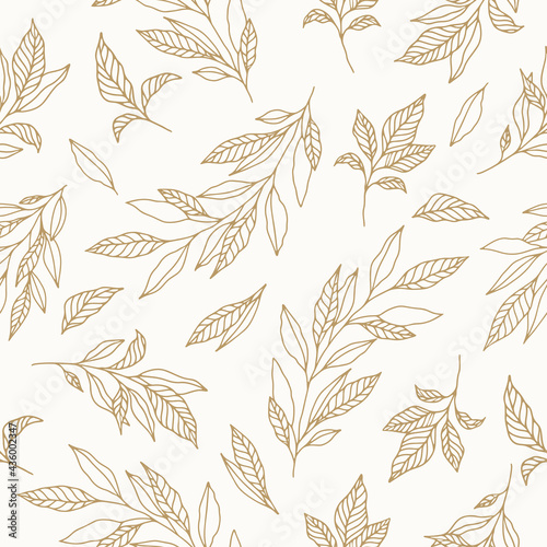 Abstract floral seamless pattern. Vector design for paper  cover  fabric  interior decor.