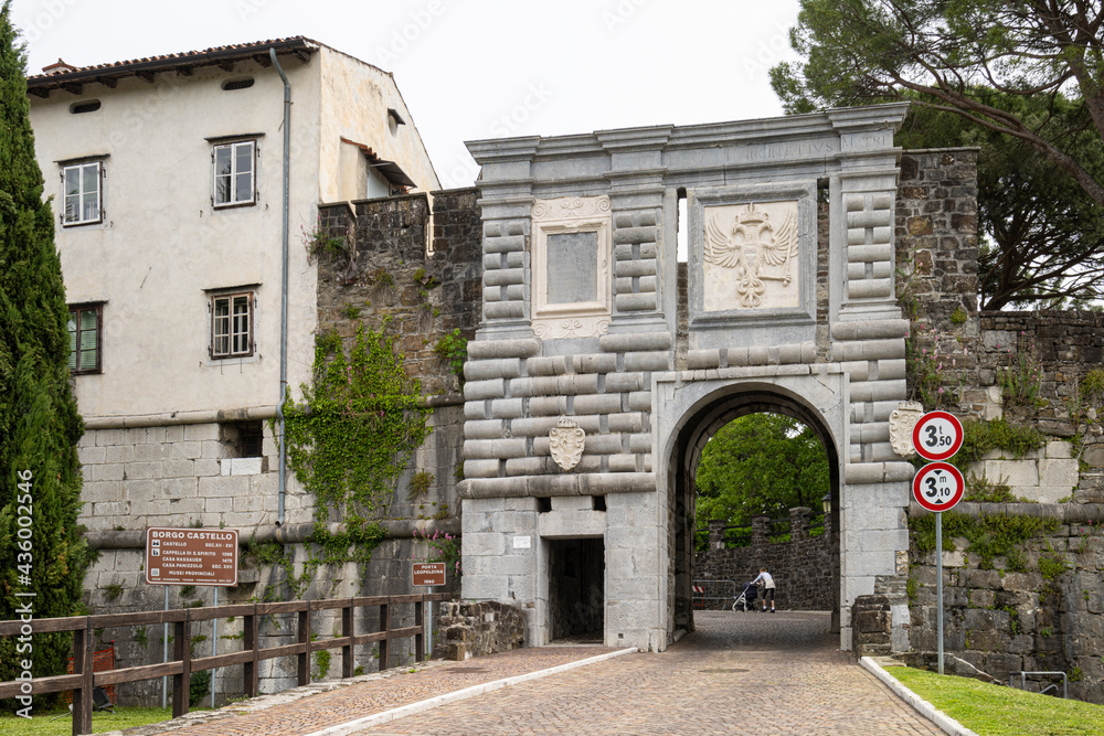 Leopoldina gate in Gorizia, Italy