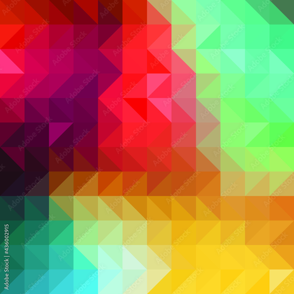 Obraz premium Pattern Background Polygons Pyramids Wallpaper Shapes Colorful 