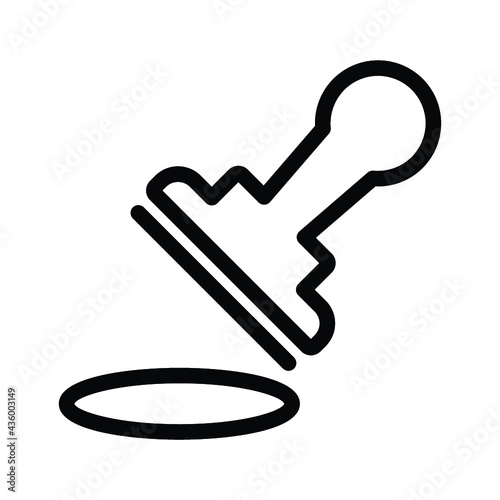 Approved, stamp icon