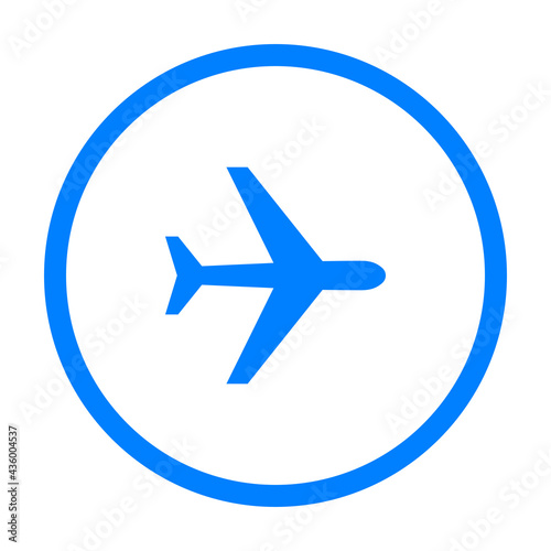 Wallpaper Mural Flugzeug und Kreis Torontodigital.ca