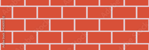 Brick wall pattern. Brown brick. Brick masonry.