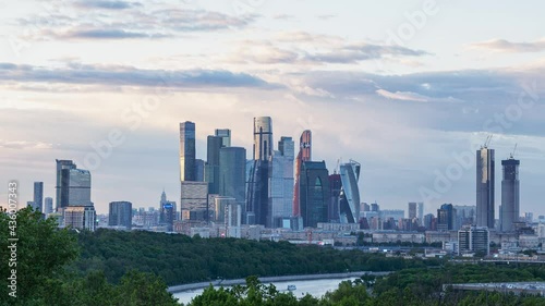 Moscow City Skyline