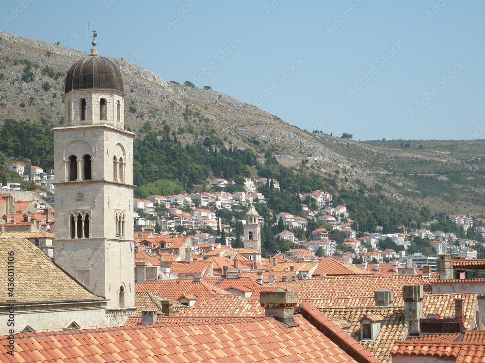 Rooftop view on Dubrovnik, Croatia