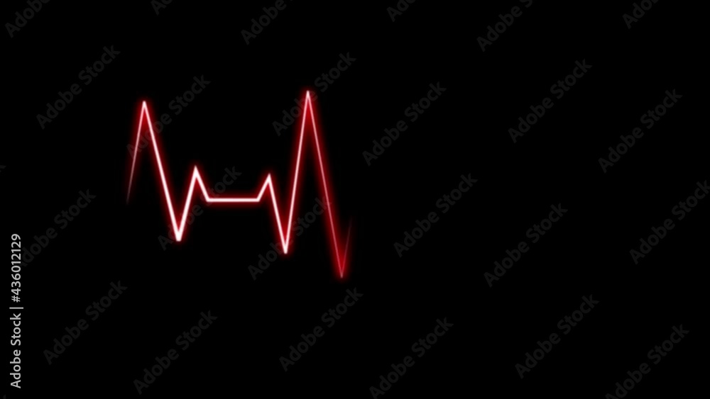 Heart pulse beat background