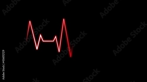 Heart pulse beat background photo