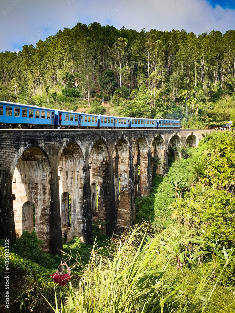 Blue Train / Sari Lanka /  Nine Arch Bridge