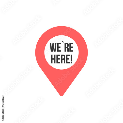 Free Download You are here. Map pointer icon. GPS location symbol. Flat design style. - GFXLoad