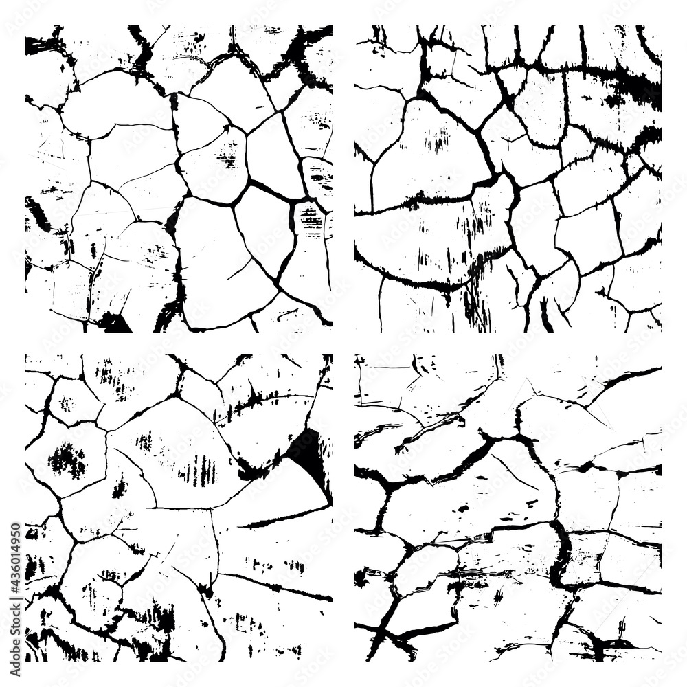 Obraz premium Abstract Cracked Wall Texture.