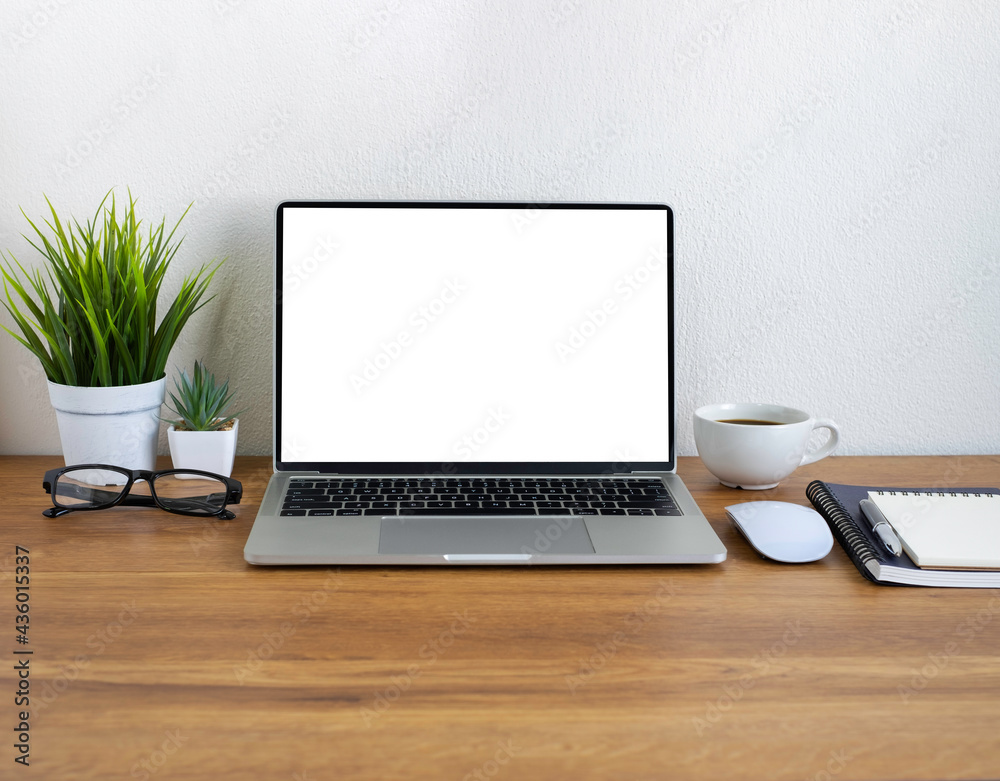 Wooden office desk table with keyboard of laptop, coffee cup and notebook, mouse computer with equipment office supplies. Business and finance concept. Workplace, Flat lay with blank copy space. Wooden office desk table with keyboard of laptop, coffee cup and notebook, mouse computer with equipment office supplies. Business and finance concept. Workplace, Flat lay with blank copy space.
