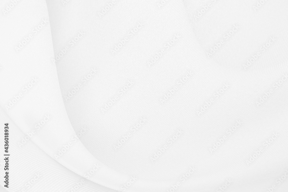 Obraz premium Elegant white silk or satin textures are used for background or design.