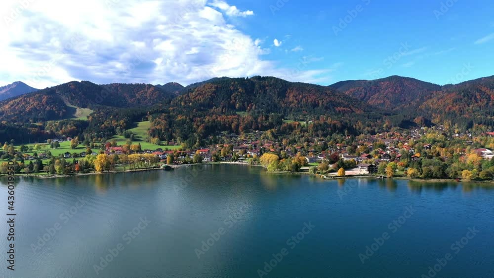 Lake Tegernsee with mountains, Bavaria, Germany Lake Tegernsee with mountains, Bavaria, Germany
