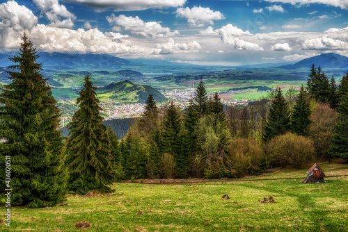 Beautiful view on region of Liptov, Slovakia