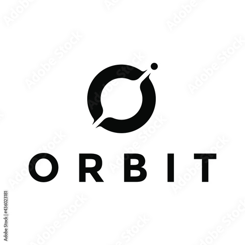 orbit logo icon and vector
