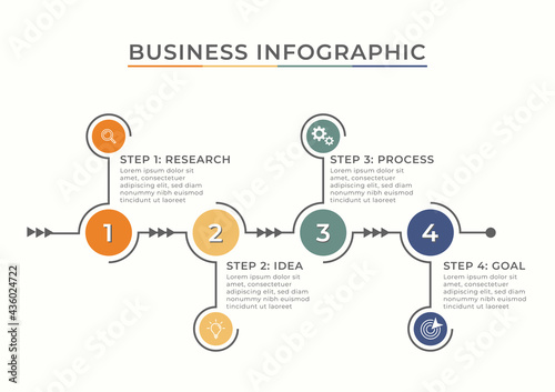 Flat Business Infographic