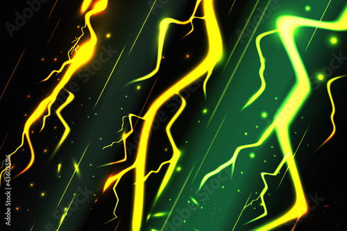 abstract background with thunderbolt