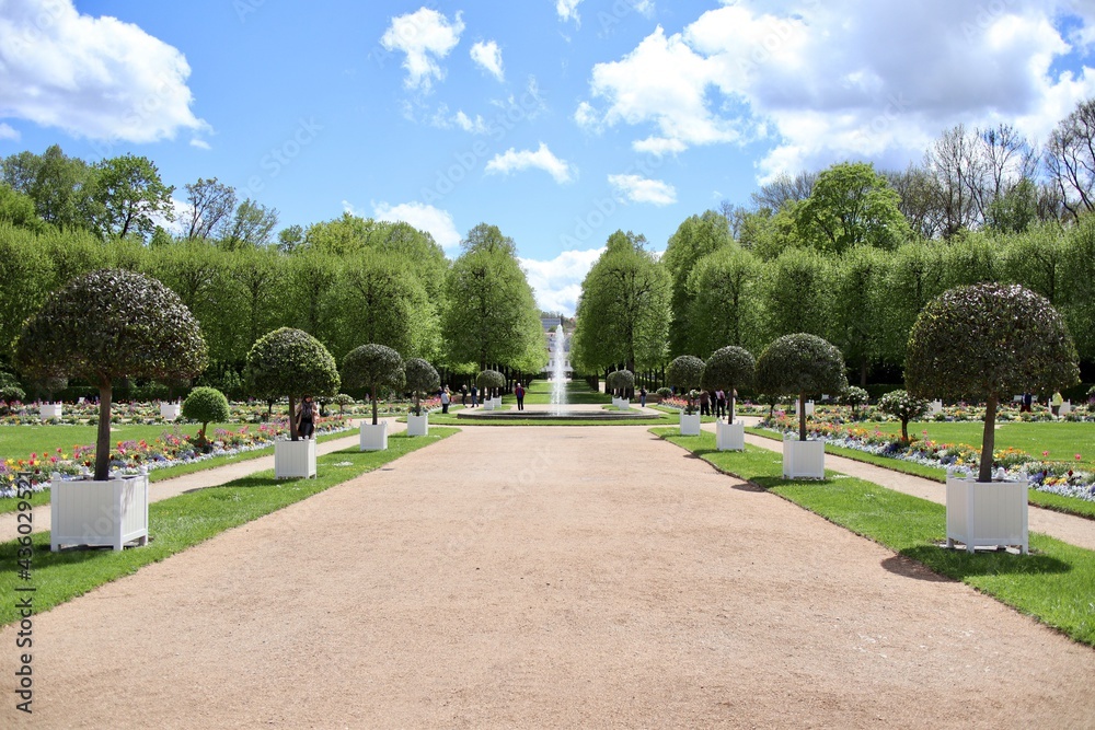 Ansbacher Hofgarten Park in Germany