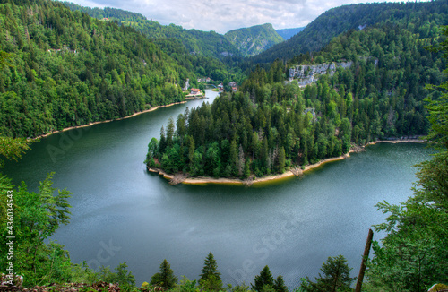 Méandre du Doubs à Villers-le-Lac, Franche Comté, France