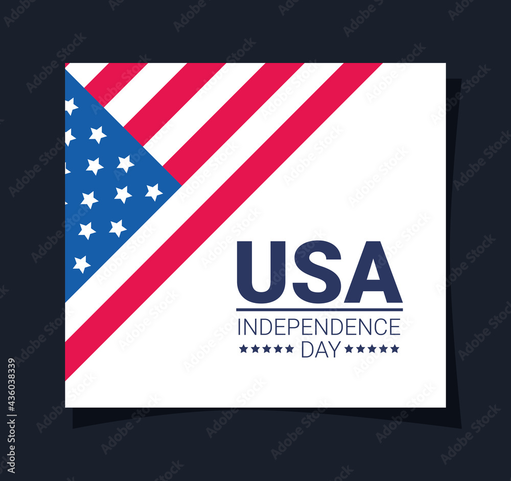Fototapeta premium usa independence cartel