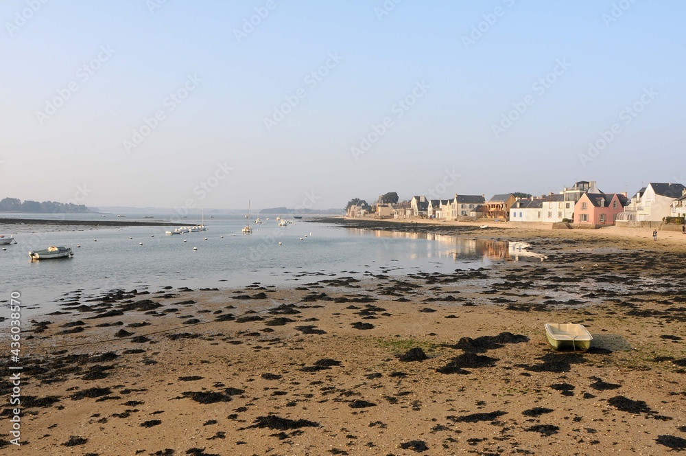 L'Île Tudy au pays Bigouden en Bretagne Finistère France