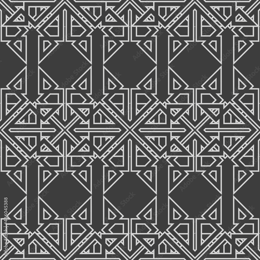 Geometric fabric abstract ethnic pattern, vector illustration style seamless. design for fabric, curtain, background, carpet, wallpaper, clothing, wrapping, Batik, fabric, tile, ceramic Geometric fabric abstract ethnic pattern, vector illustration style seamless. design for fabric, curtain, background, carpet, wallpaper, clothing, wrapping, Batik, fabric, tile, ceramic