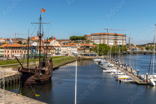 Photo Historic ship docked in Vila do Conde, Porto district, Portugal