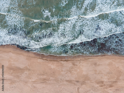 The colors of the sea, the sand on the beach and the forest | Argentina