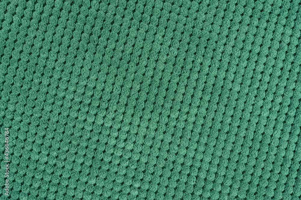 Texture of green fabric background. Texture of green fabric background.