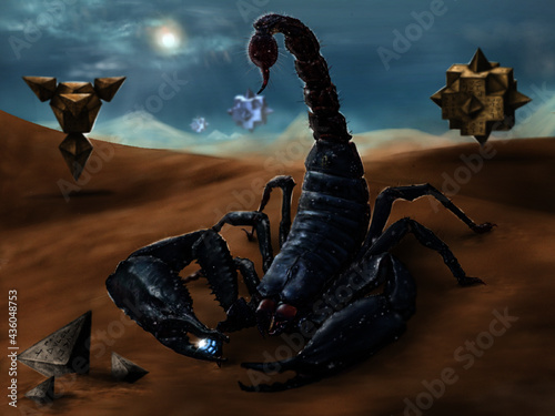 Escorpión ilustración